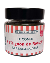 Charger l'image dans la galerie, En direct du producteur BRETALG. Confit d’oignons de Roscoff AOP aux algues. Fabrication artisanale. Un confit authentique et bien Breton, parfait pour accompagner une viande froide, de la charcuterie et bien sûr un foie gras !