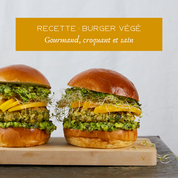 Recette : Burger végé aux algues