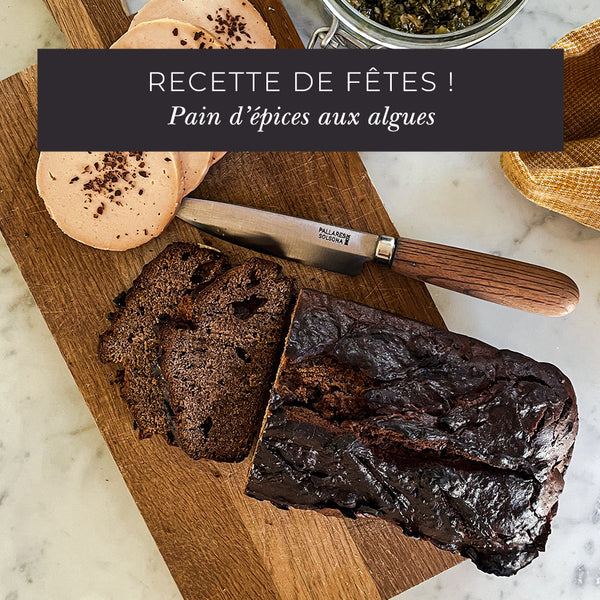 Recette de fêtes : pain d'épices aux algues